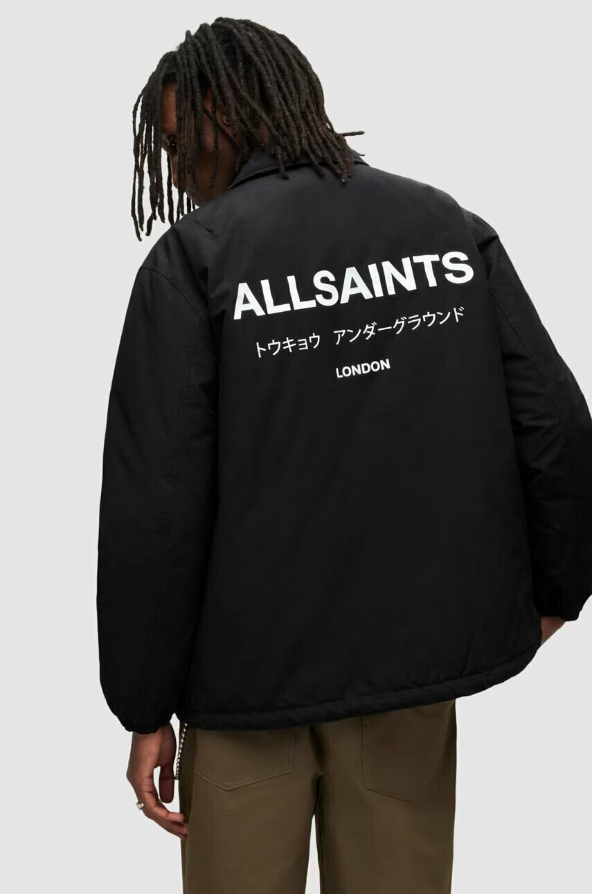 AllSaints Яке в черно с преходна изолация - Pepit.bg