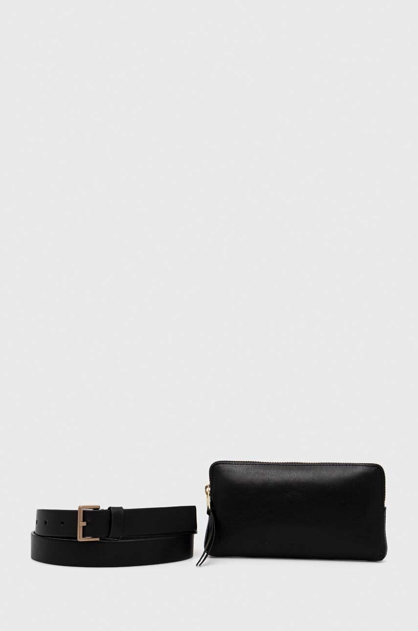 AllSaints Колан дамски в черно - Pepit.bg
