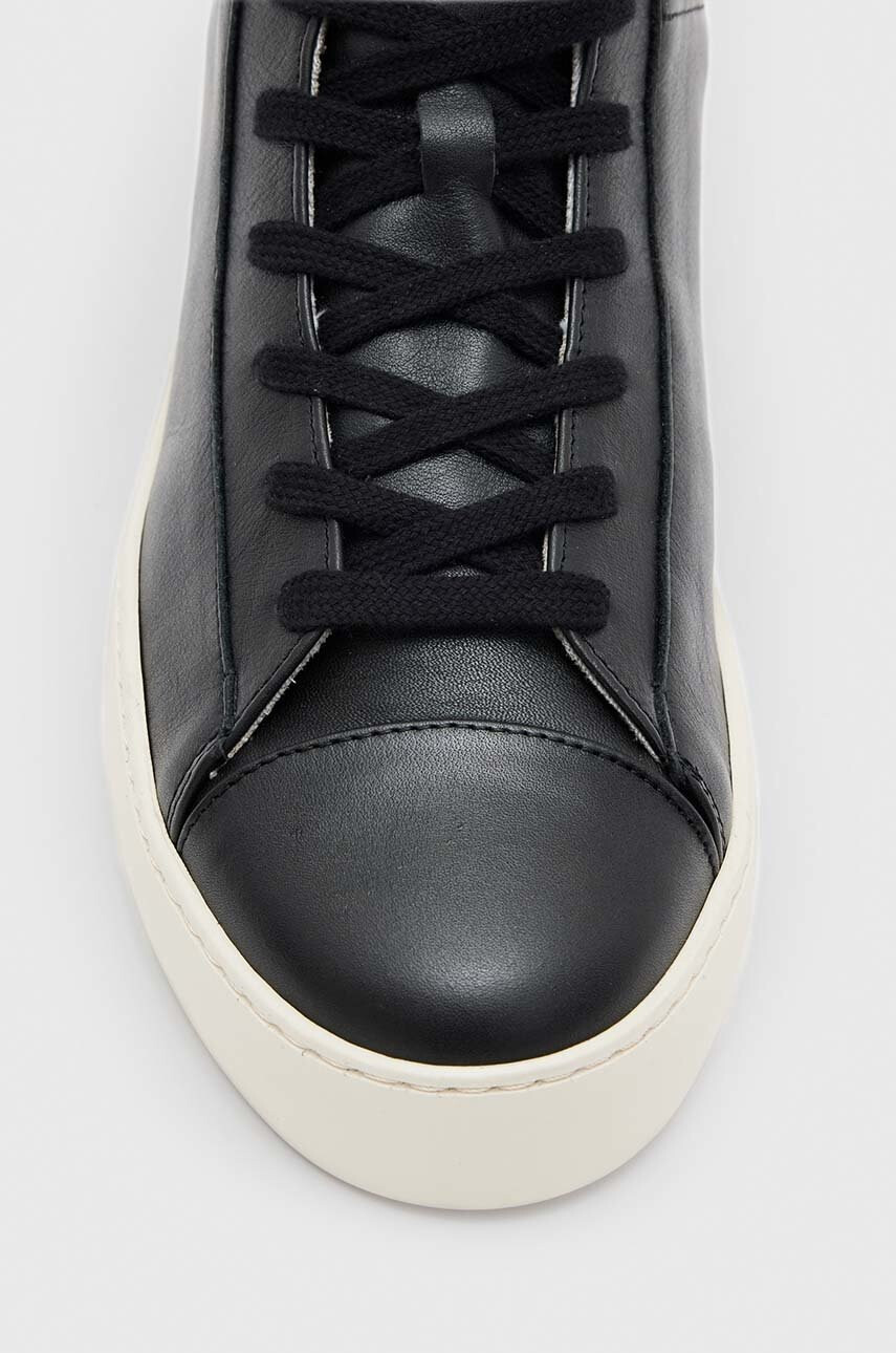 AllSaints Кожени кецове Slone High Top в черно - Pepit.bg