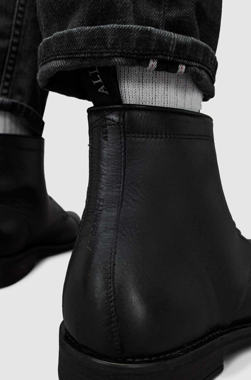 AllSaints Кожени обувки Harland в черно - Pepit.bg