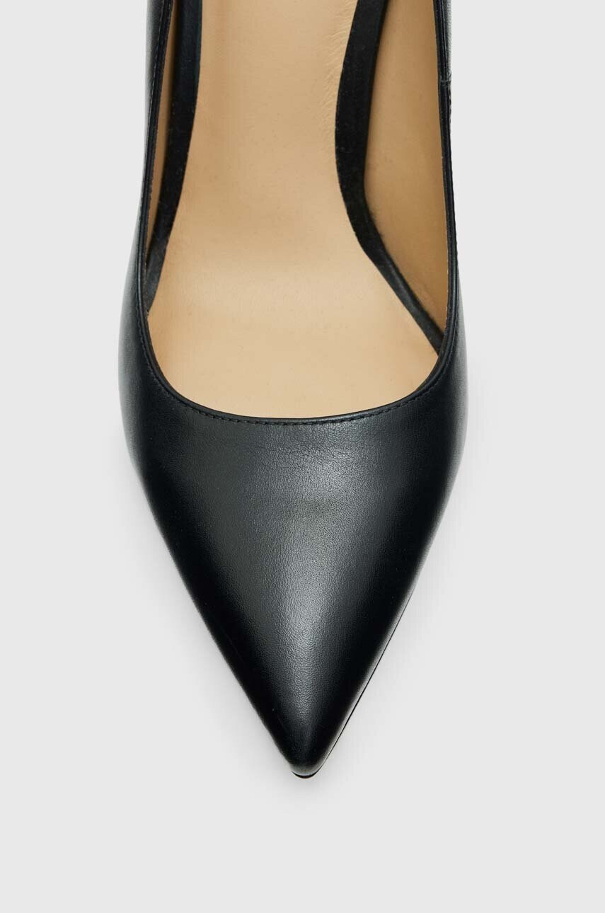 AllSaints Кожени обувки с висок ток NOVA в черно WF609X - Pepit.bg