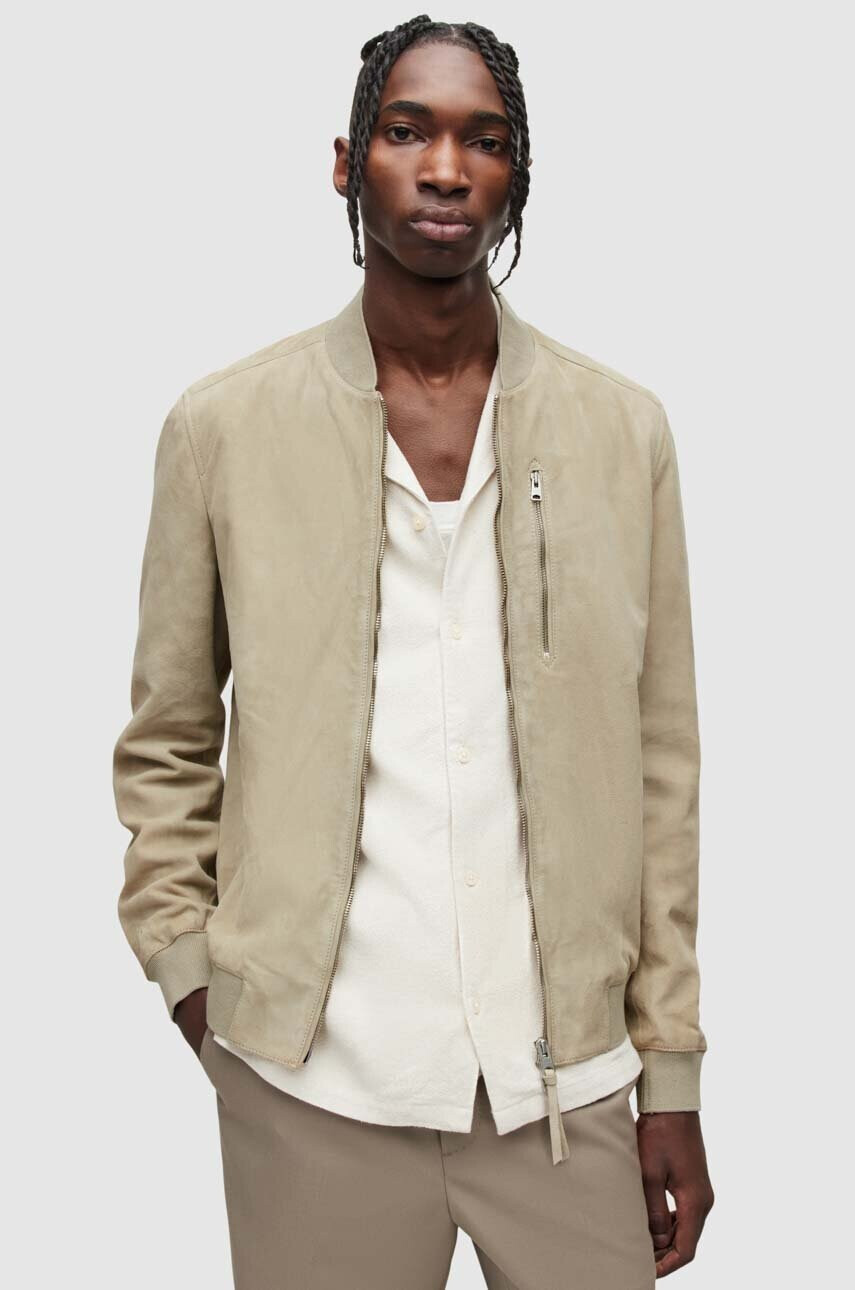 AllSaints Кожено яке бомбър - Pepit.bg