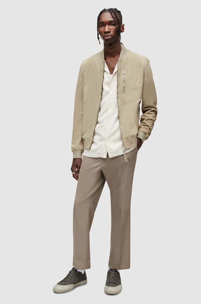 AllSaints Кожено яке бомбър - Pepit.bg
