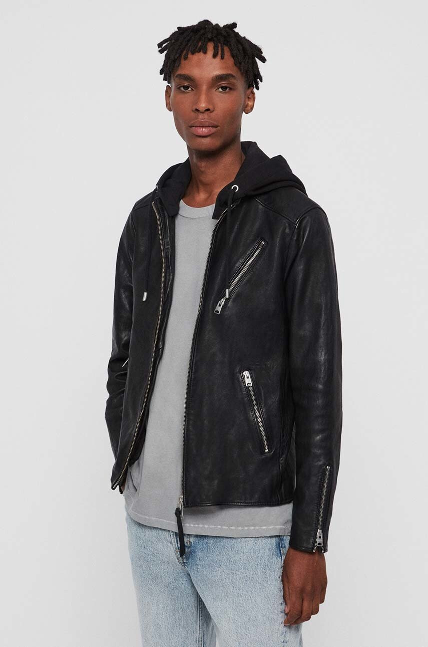 AllSaints Koжено яке Harwood Jacket - Pepit.bg