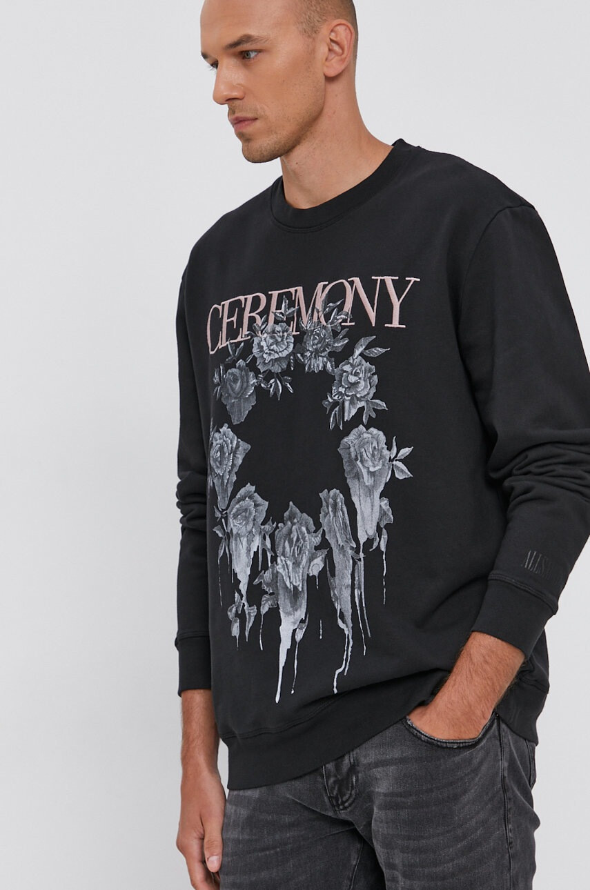 AllSaints Памучен суичър - Pepit.bg