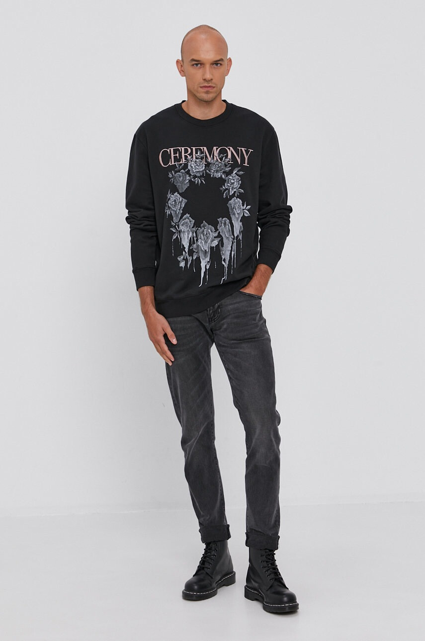 AllSaints Памучен суичър - Pepit.bg