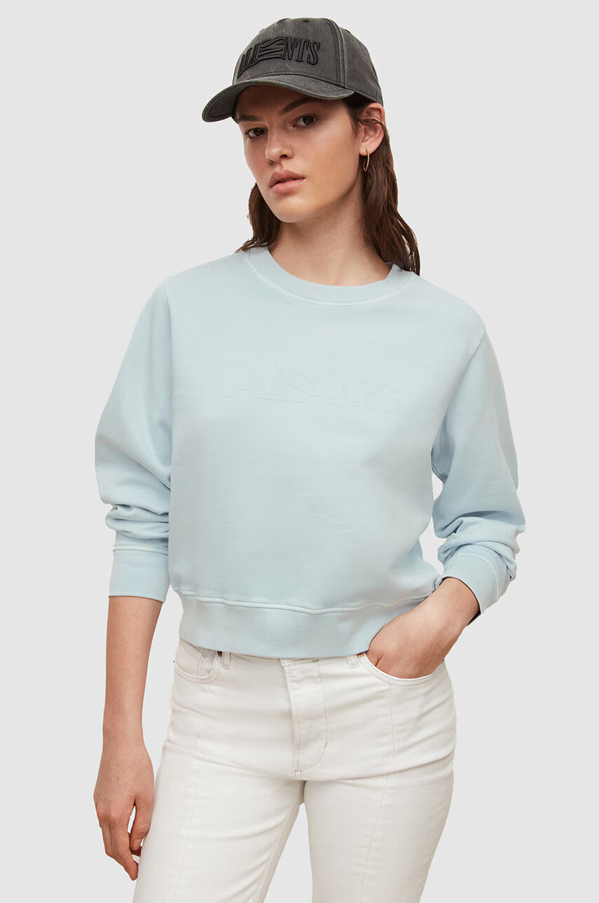 AllSaints Памучен суичър дамски - Pepit.bg