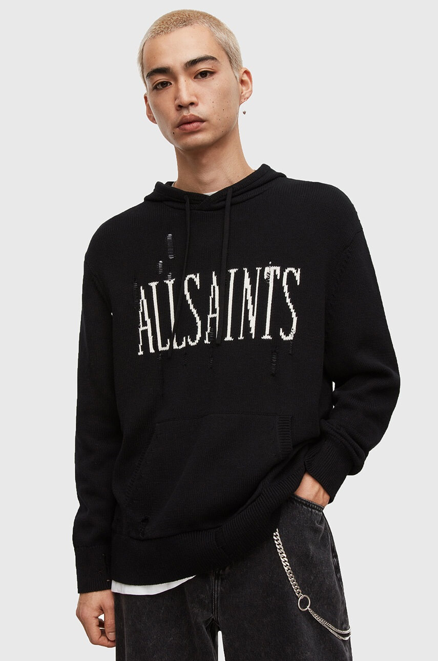AllSaints Памучен суичър - Pepit.bg