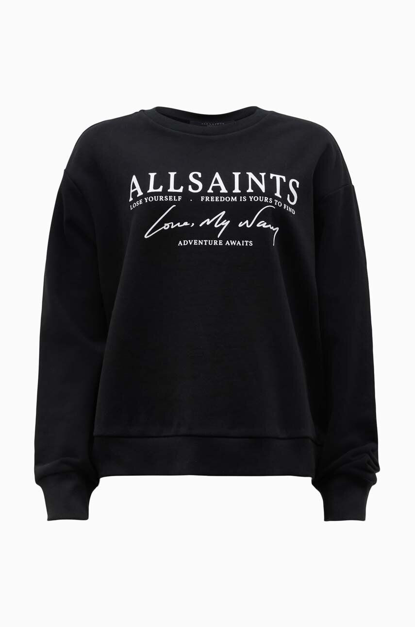 AllSaints Памучен суичър - Pepit.bg