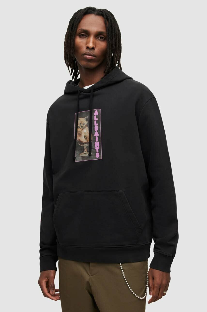 AllSaints Памучен суичър - Pepit.bg