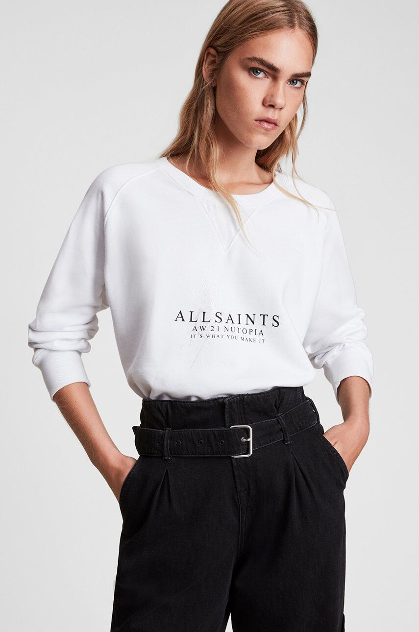 AllSaints Памучен суичър Deeci - Pepit.bg