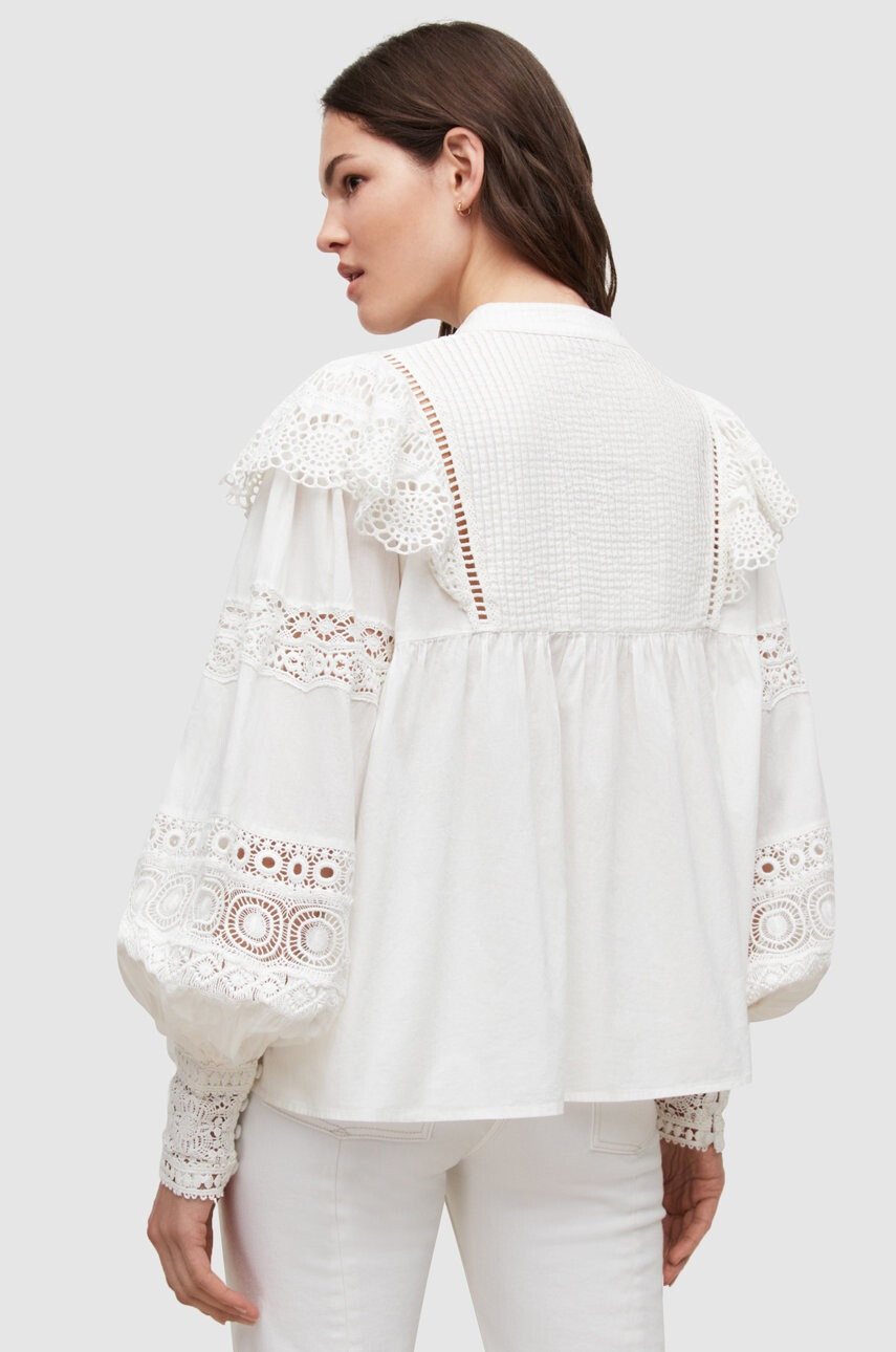 AllSaints Памучна блуза - Pepit.bg