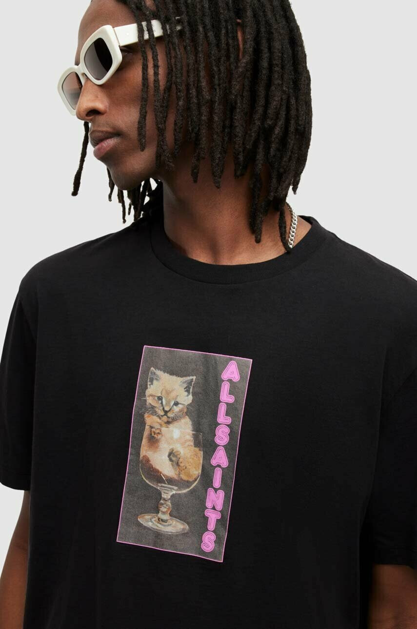 AllSaints Памучна тениска - Pepit.bg