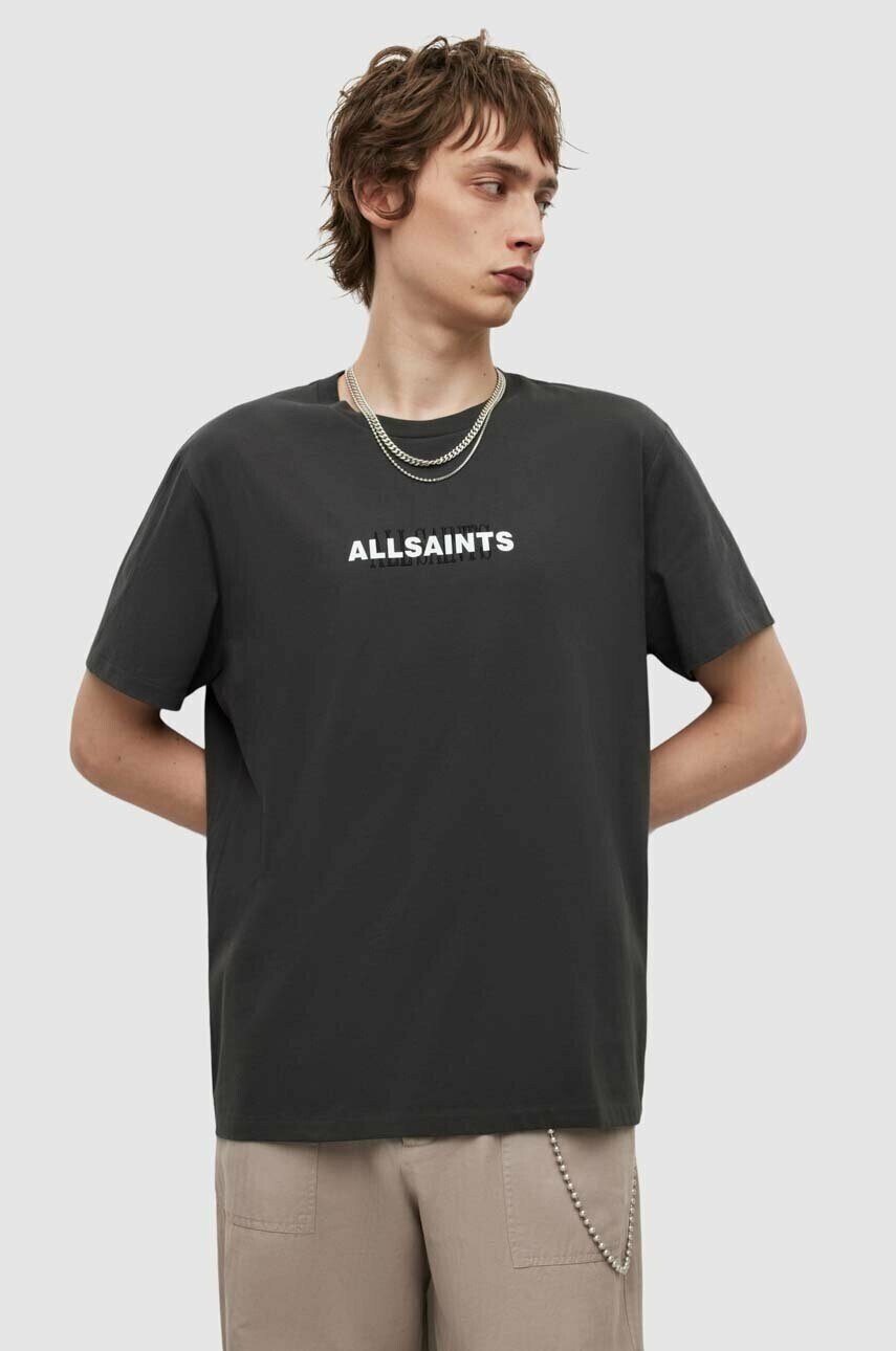 AllSaints Памучна тениска - Pepit.bg