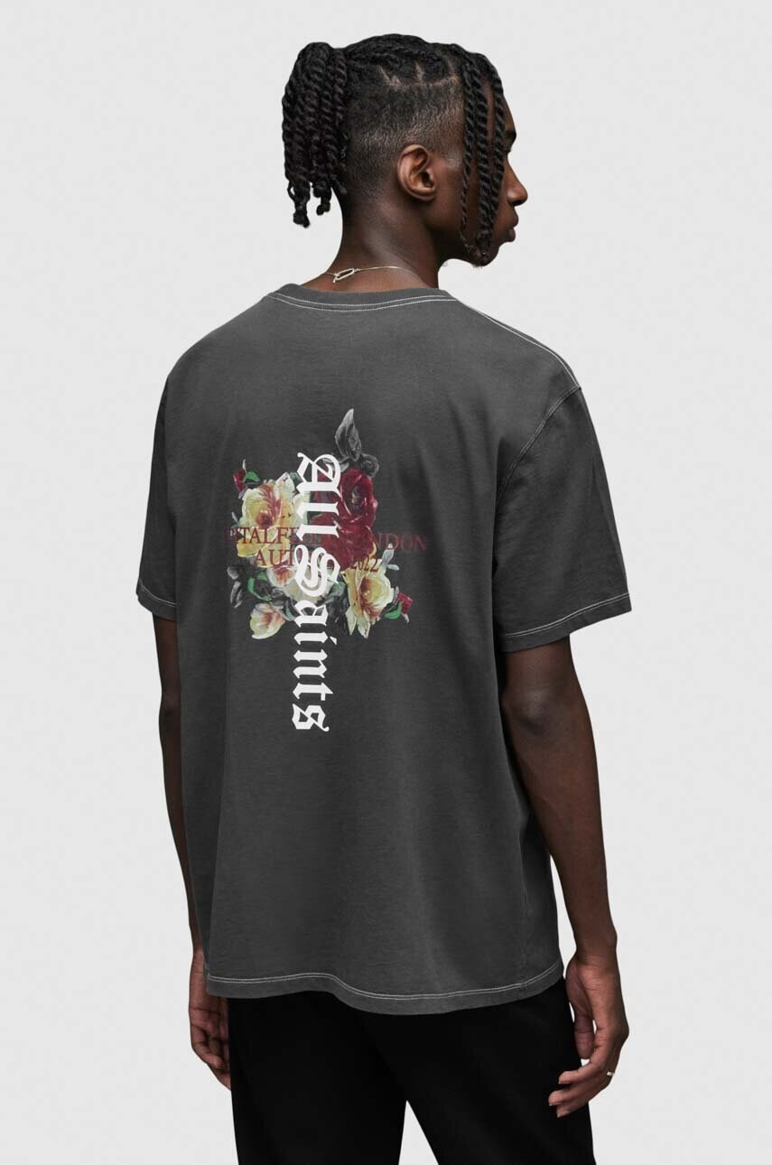 AllSaints Памучна тениска - Pepit.bg