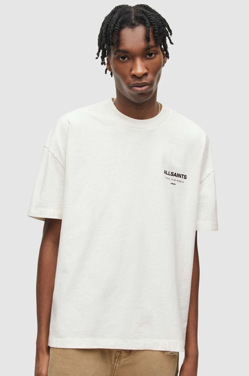 AllSaints Памучна тениска - Pepit.bg