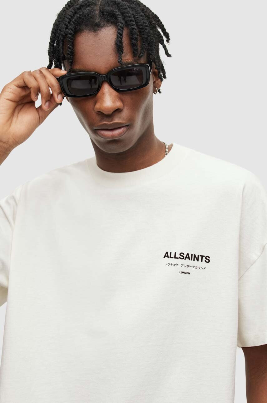 AllSaints Памучна тениска - Pepit.bg