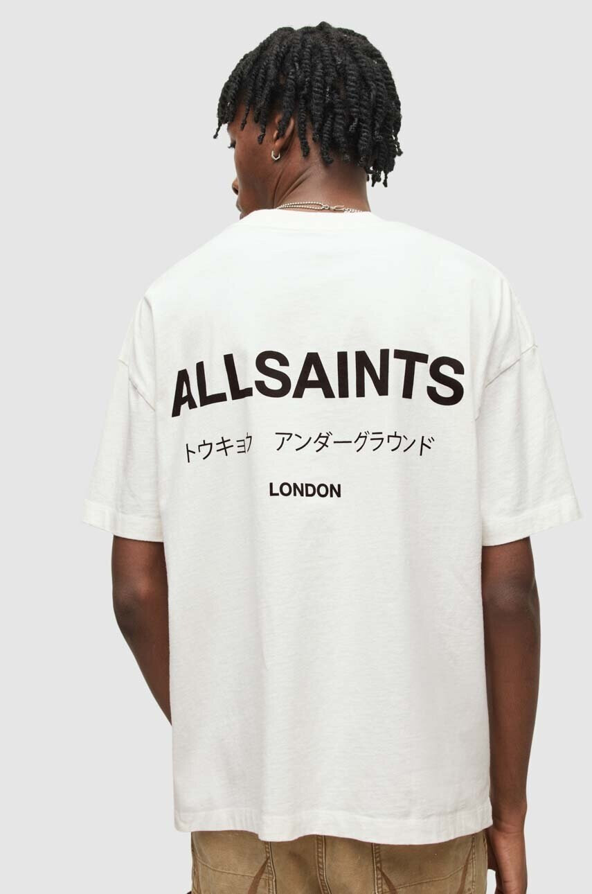 AllSaints Памучна тениска - Pepit.bg