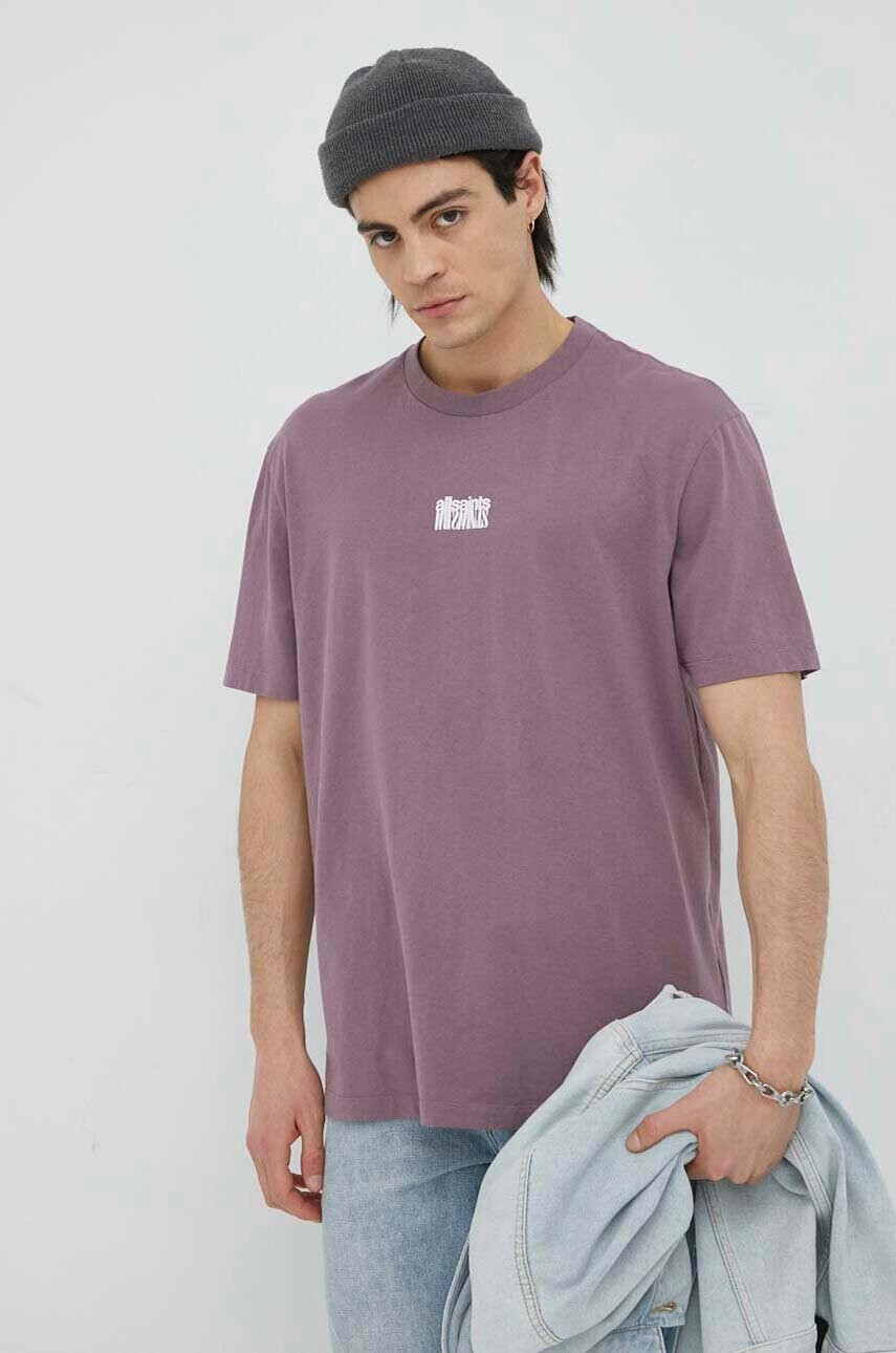 AllSaints Памучна тениска - Pepit.bg
