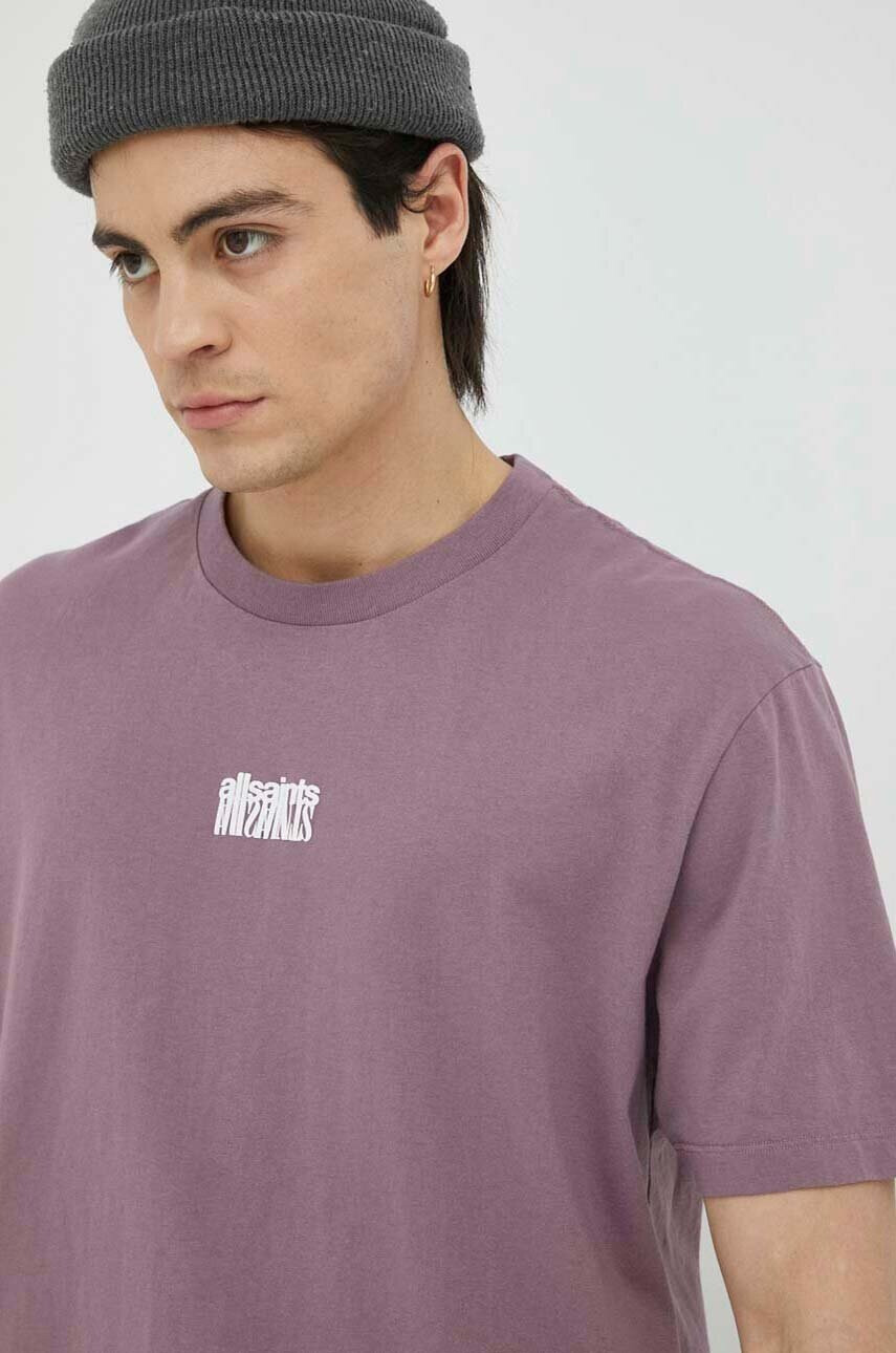 AllSaints Памучна тениска - Pepit.bg