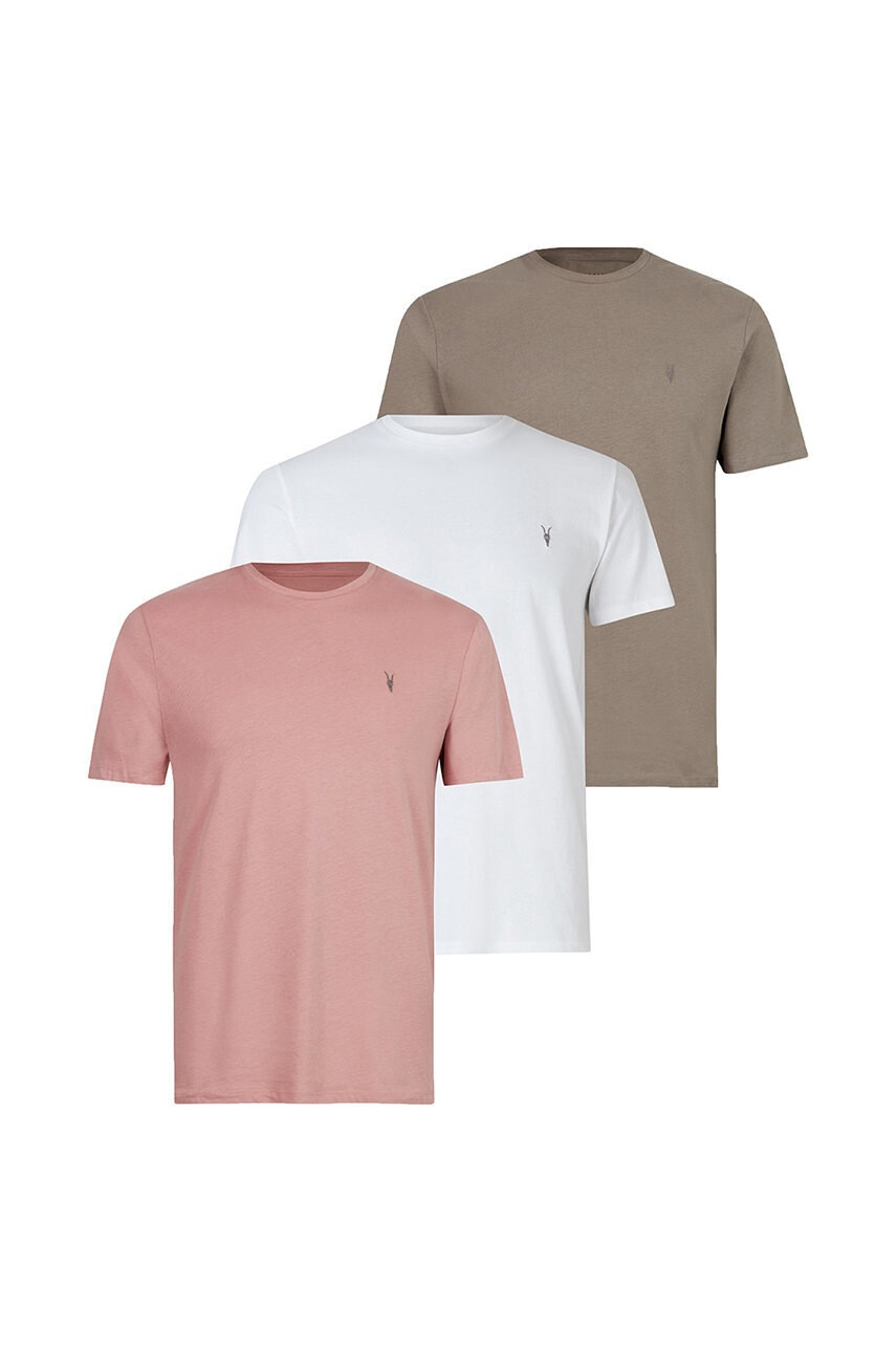 AllSaints Памучна тениска (3-pack) - Pepit.bg