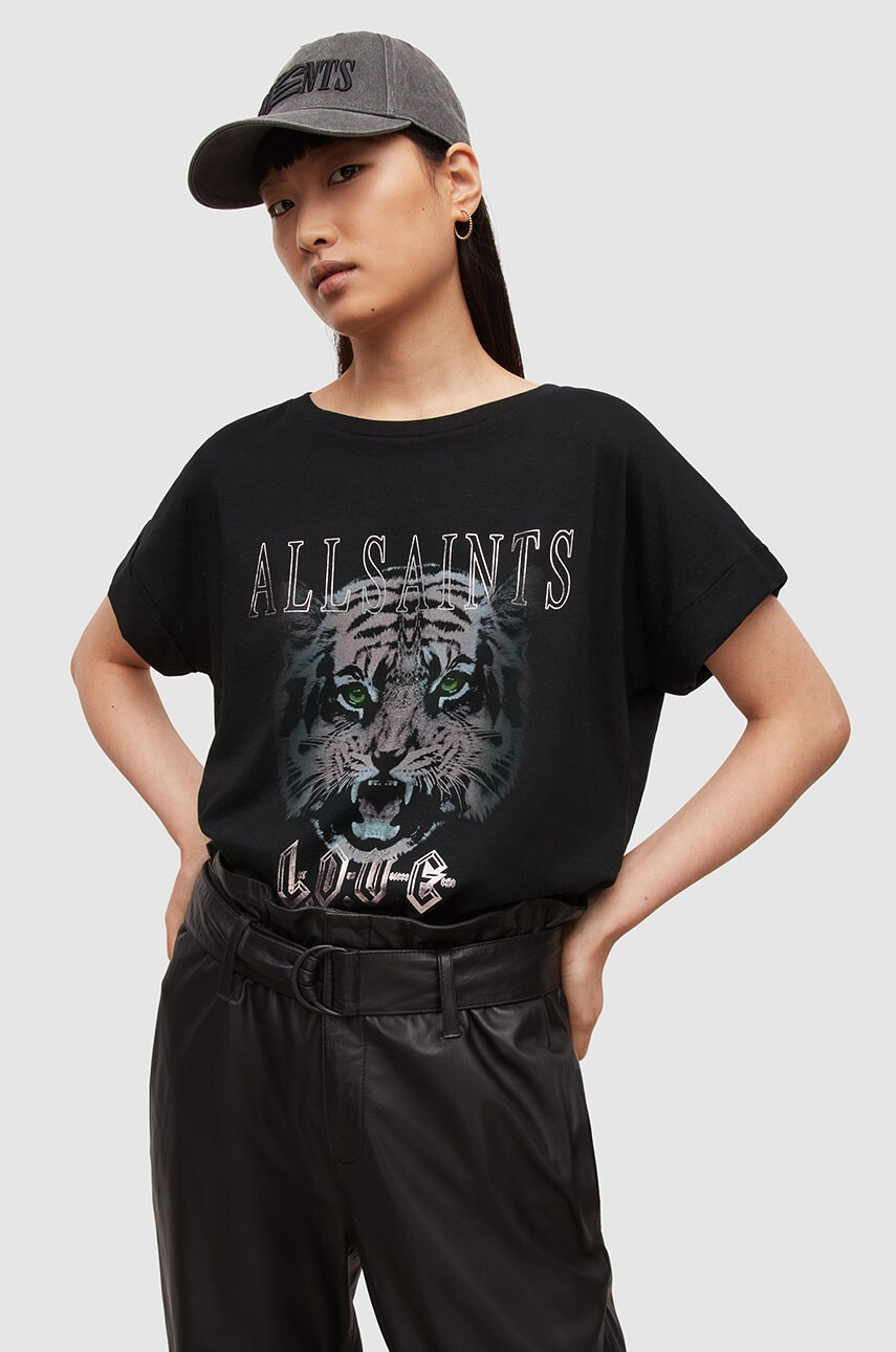 AllSaints Памучна тениска - Pepit.bg