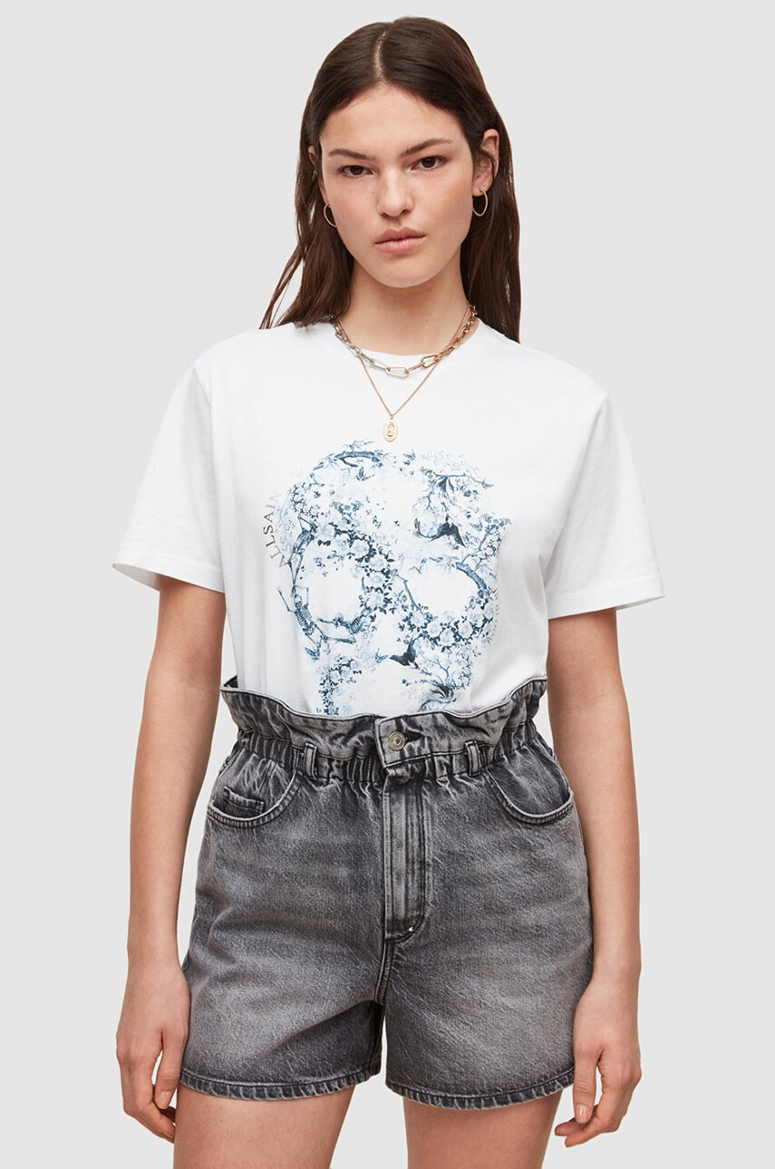 AllSaints Памучна тениска - Pepit.bg