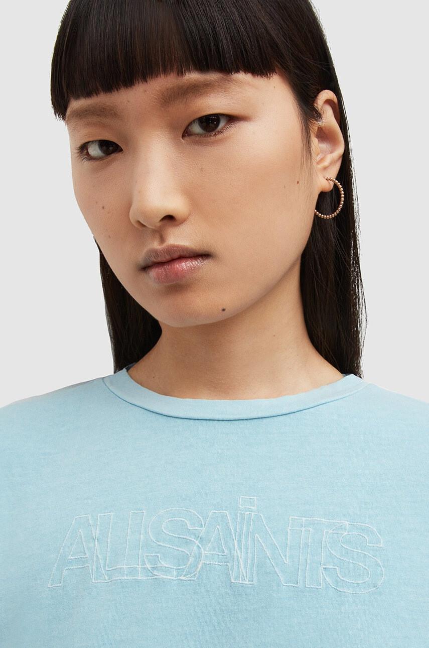 AllSaints Памучна тениска - Pepit.bg