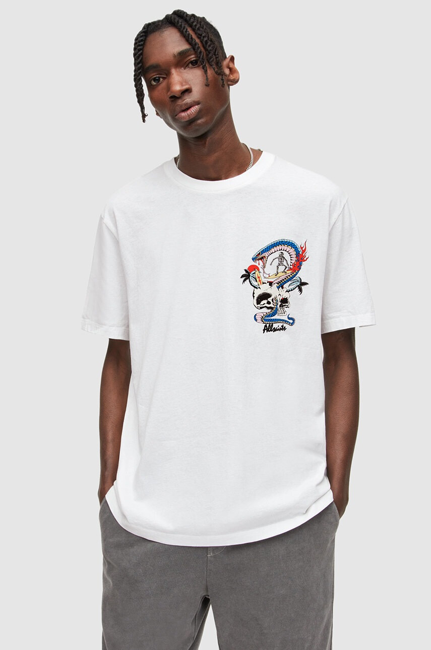 AllSaints Памучна тениска - Pepit.bg