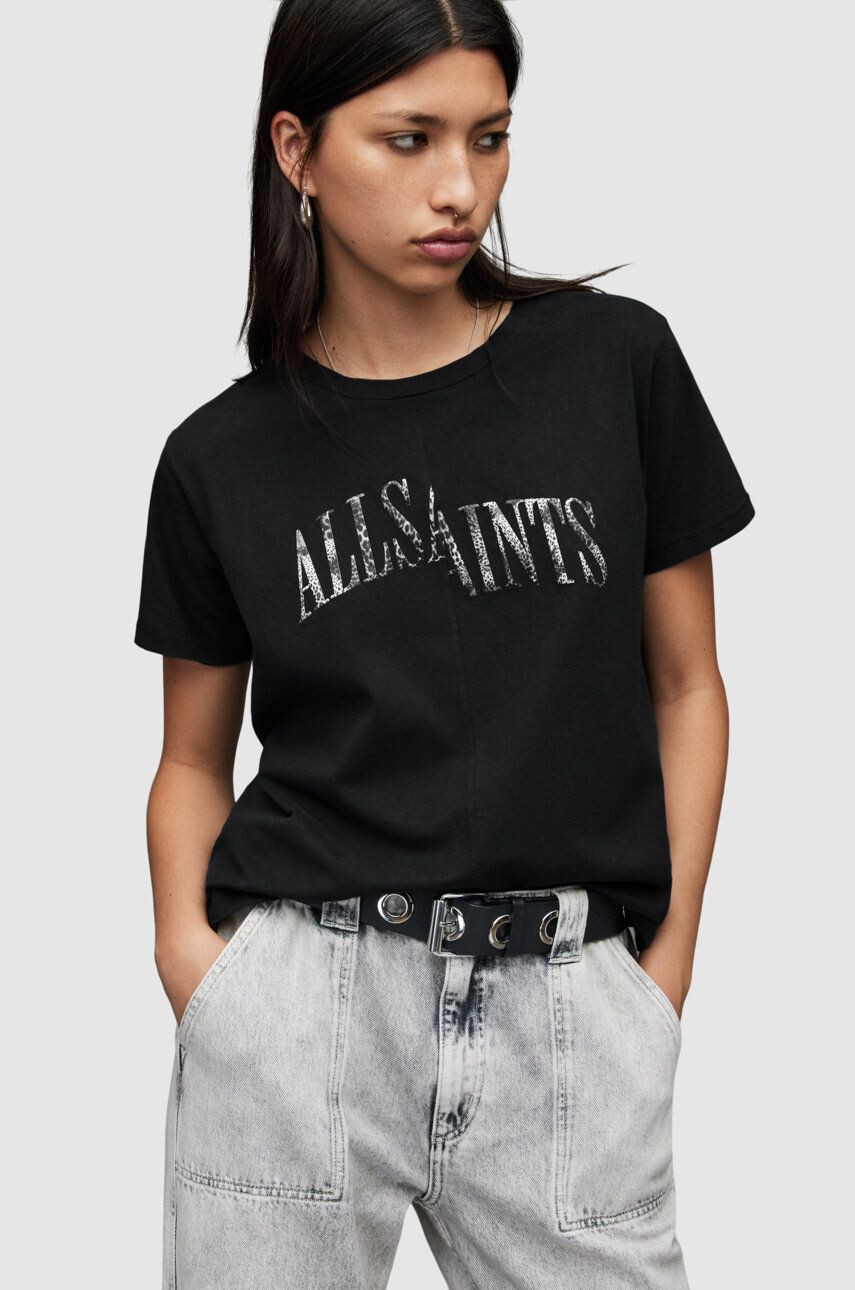 AllSaints Памучна тениска - Pepit.bg