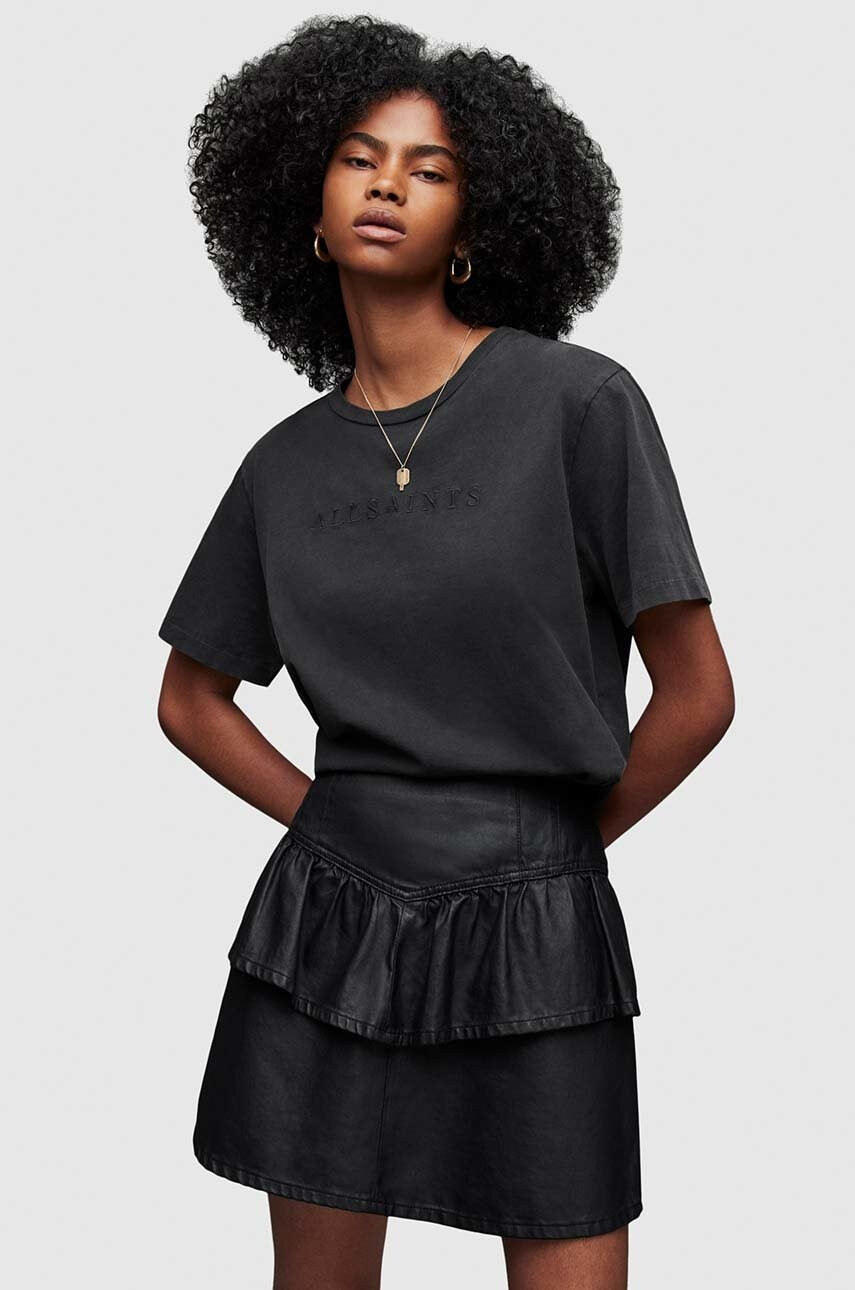 AllSaints Памучна тениска - Pepit.bg