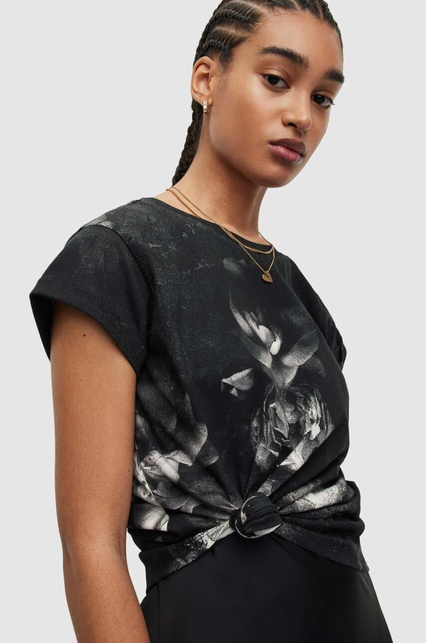 AllSaints Памучна тениска - Pepit.bg