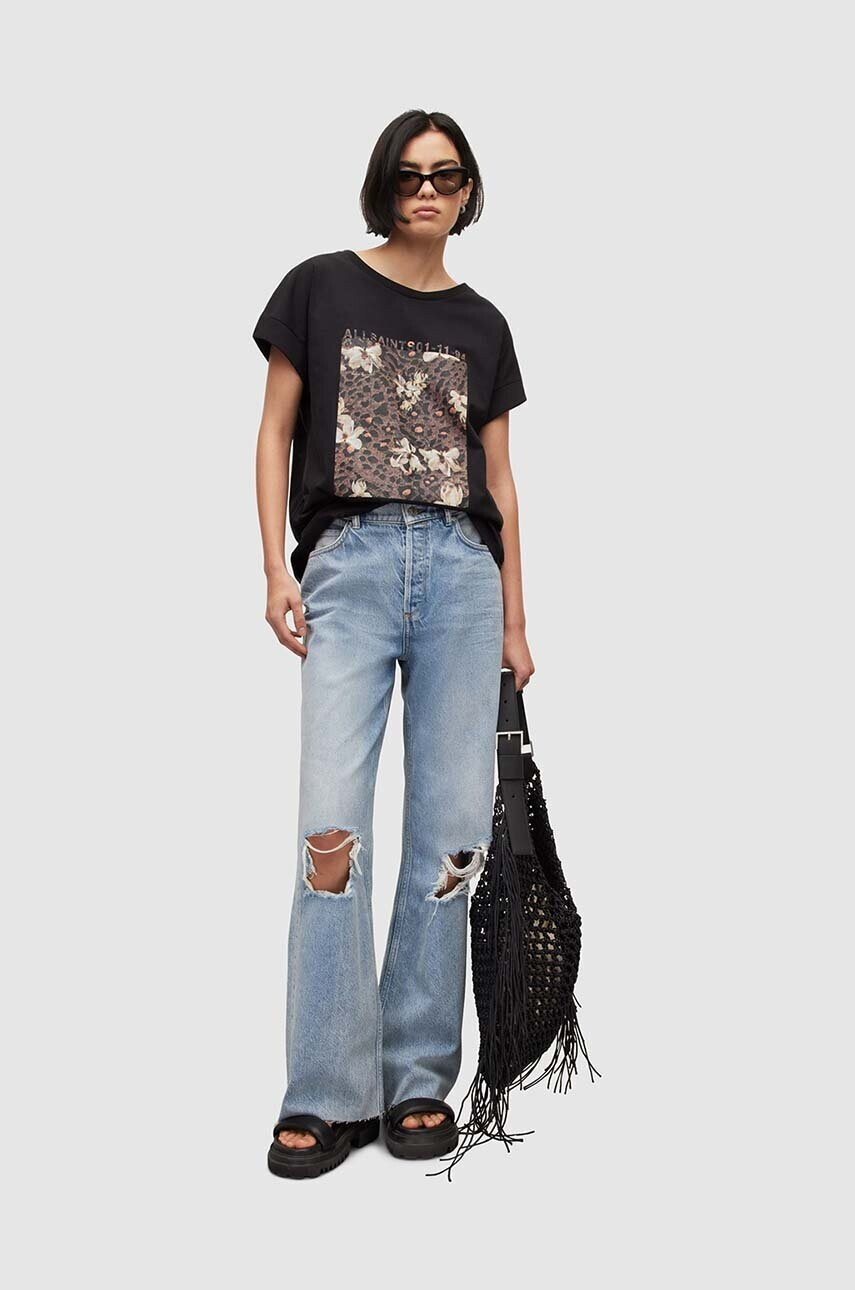 AllSaints Памучна тениска - Pepit.bg