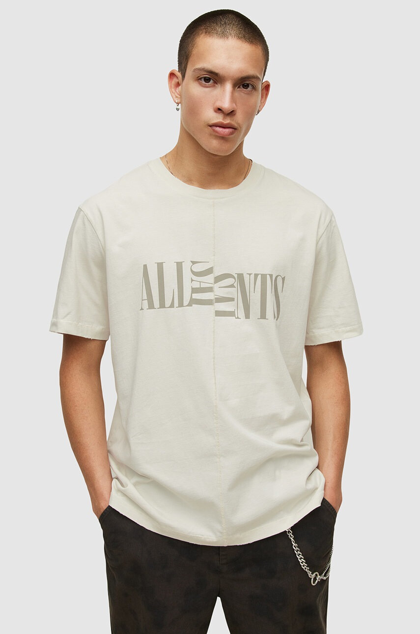 AllSaints Памучна тениска - Pepit.bg