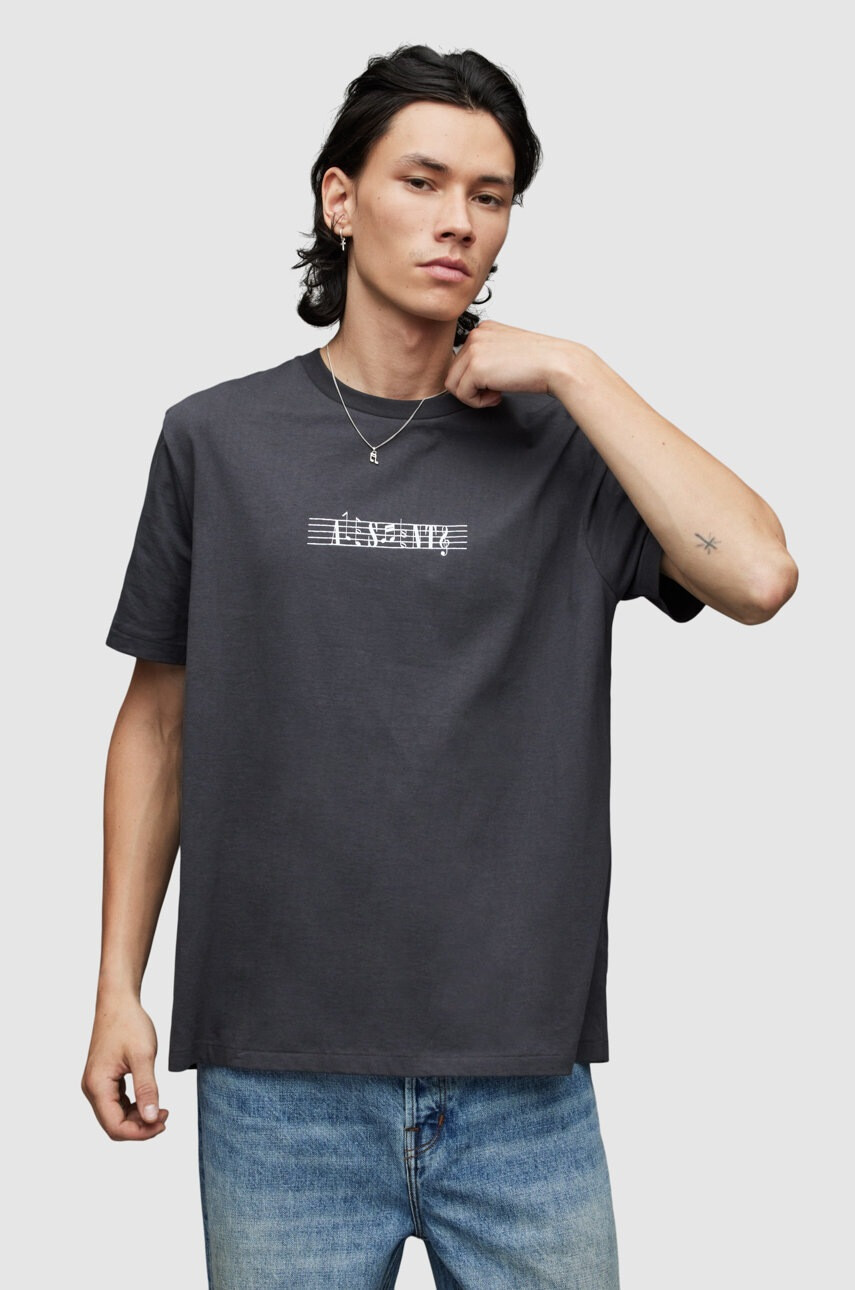 AllSaints Памучна тениска - Pepit.bg