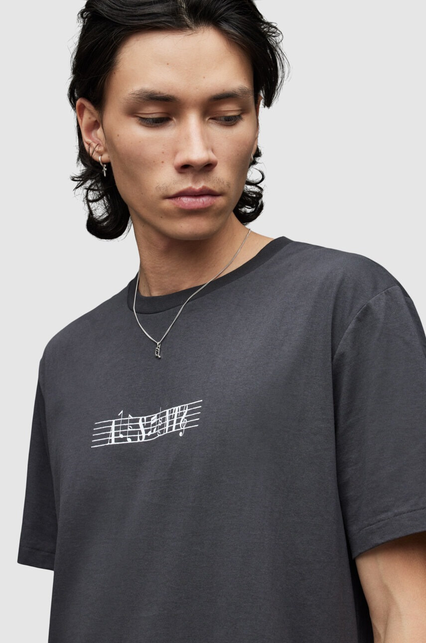 AllSaints Памучна тениска - Pepit.bg