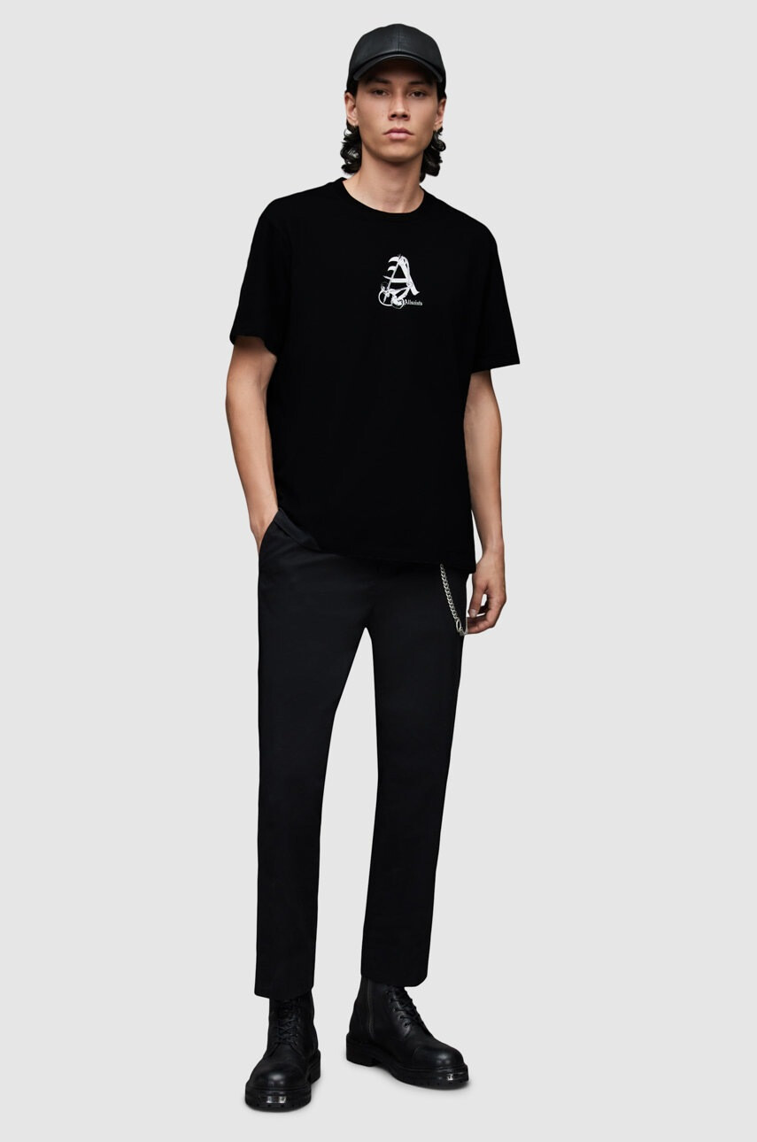 AllSaints Памучна тениска - Pepit.bg