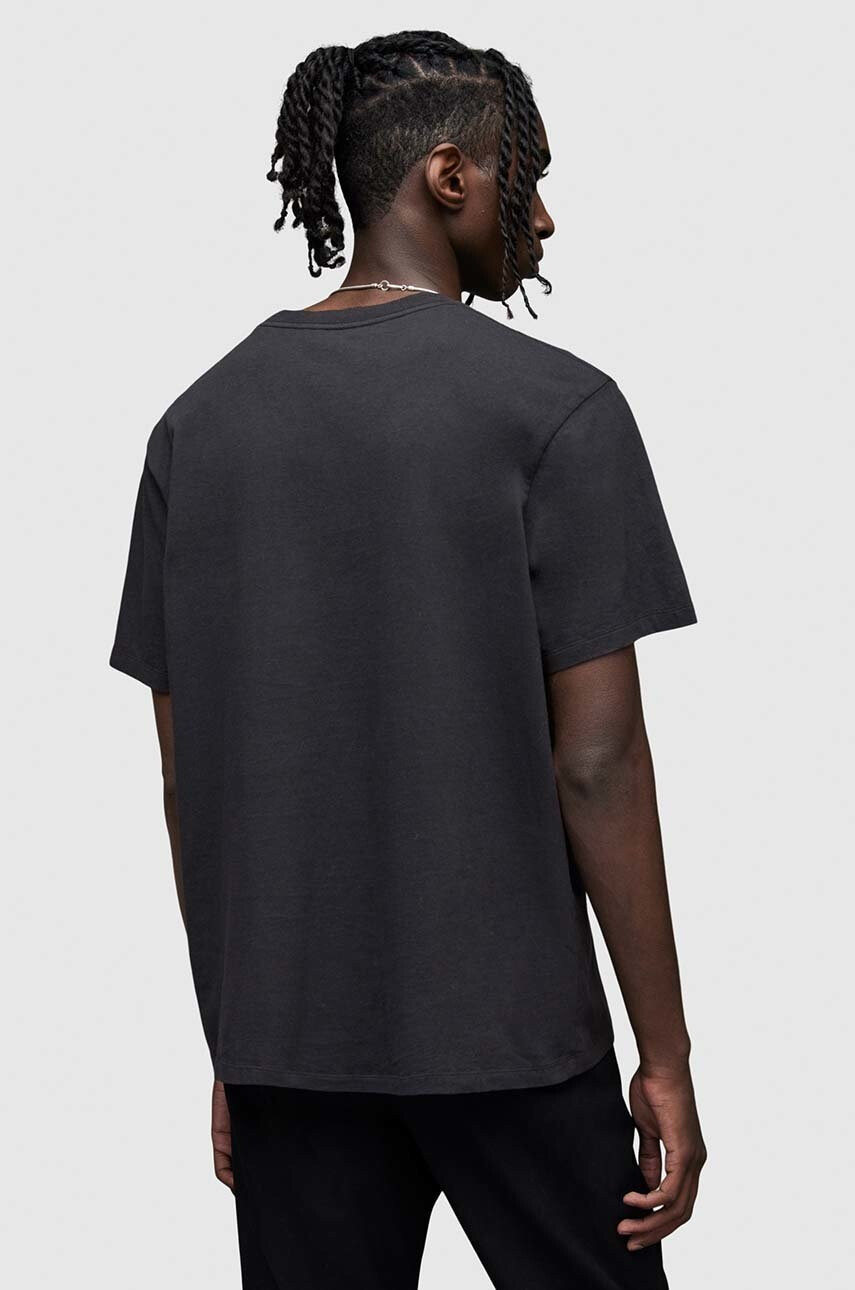 AllSaints Памучна тениска в бяло - Pepit.bg