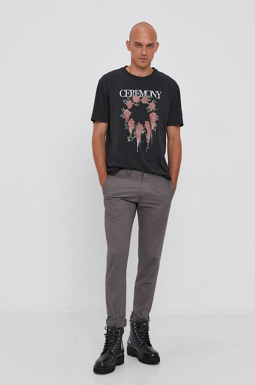 AllSaints Памучна тениска - Pepit.bg
