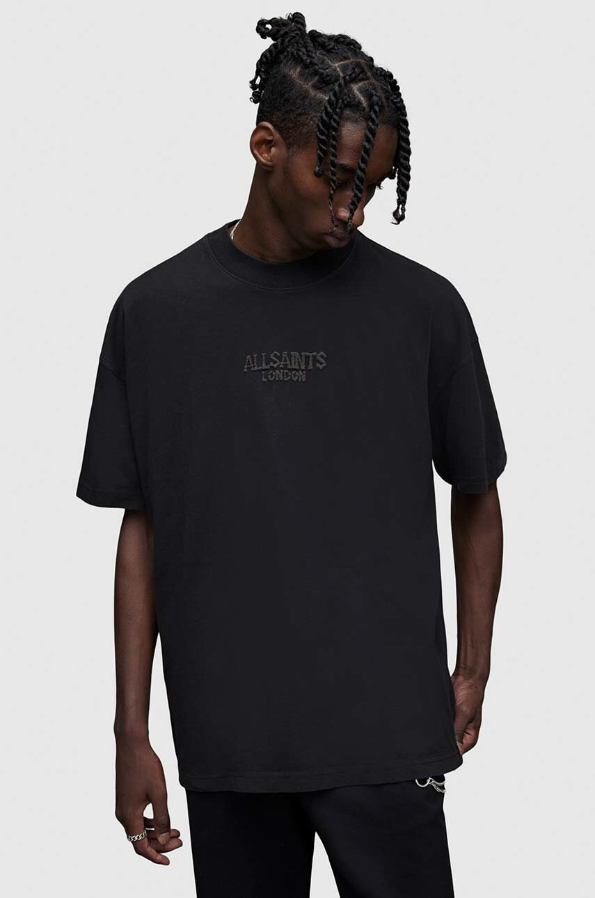 AllSaints Памучна тениска - Pepit.bg