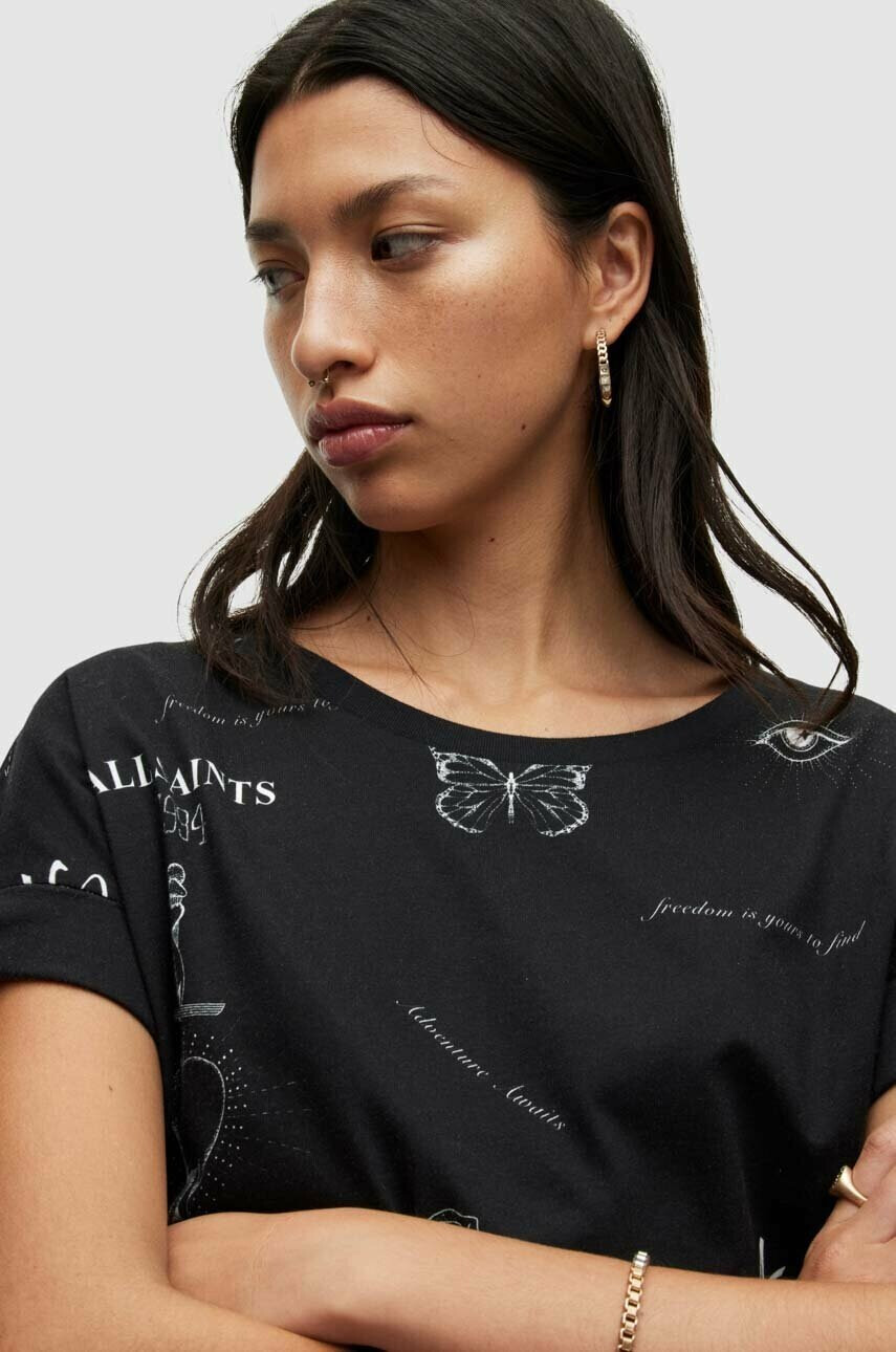AllSaints Памучна тениска - Pepit.bg