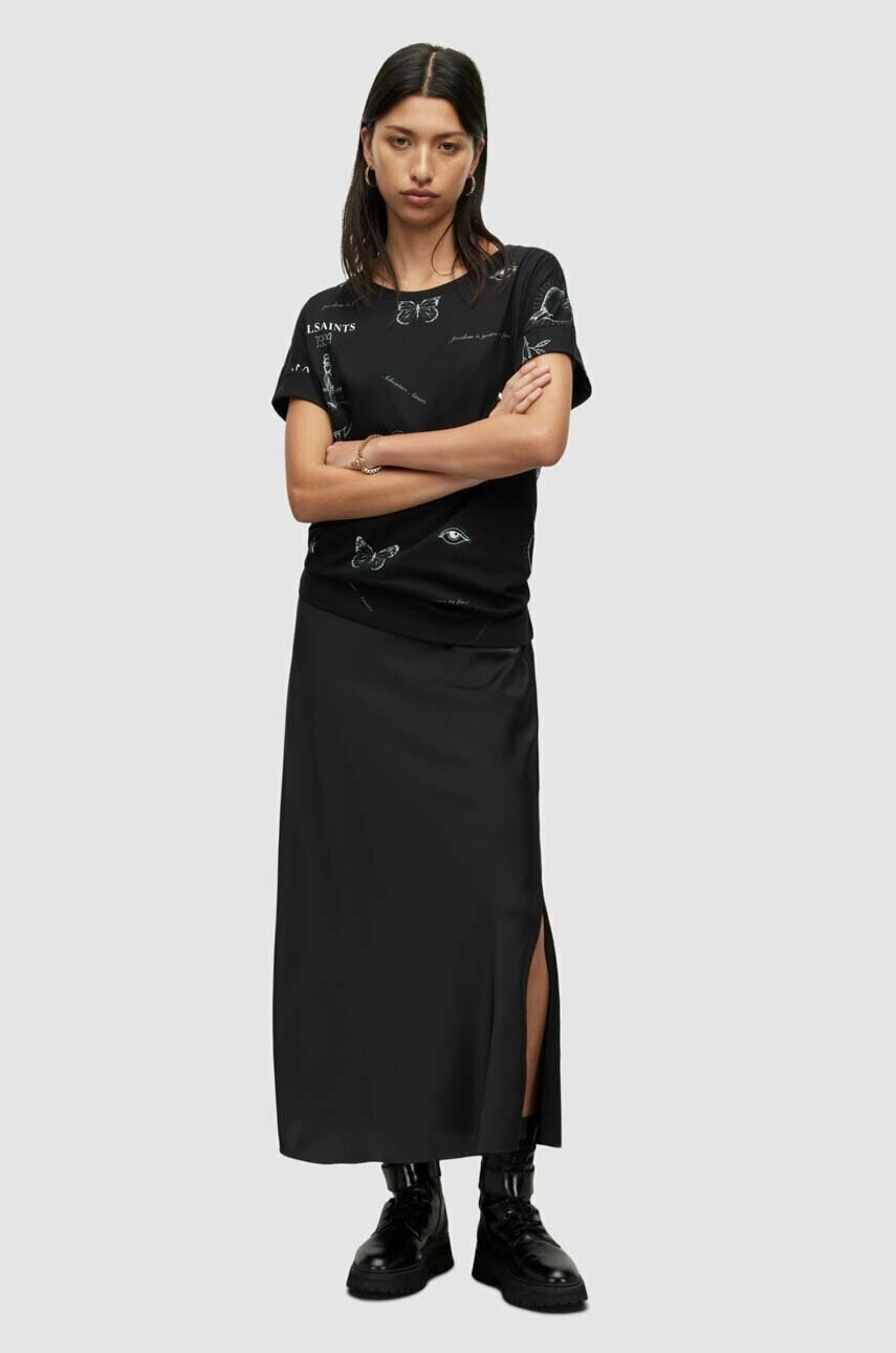 AllSaints Памучна тениска - Pepit.bg