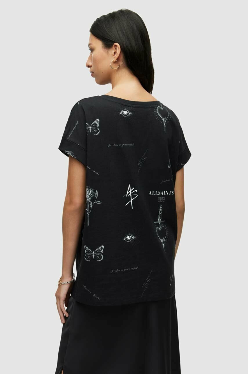 AllSaints Памучна тениска - Pepit.bg