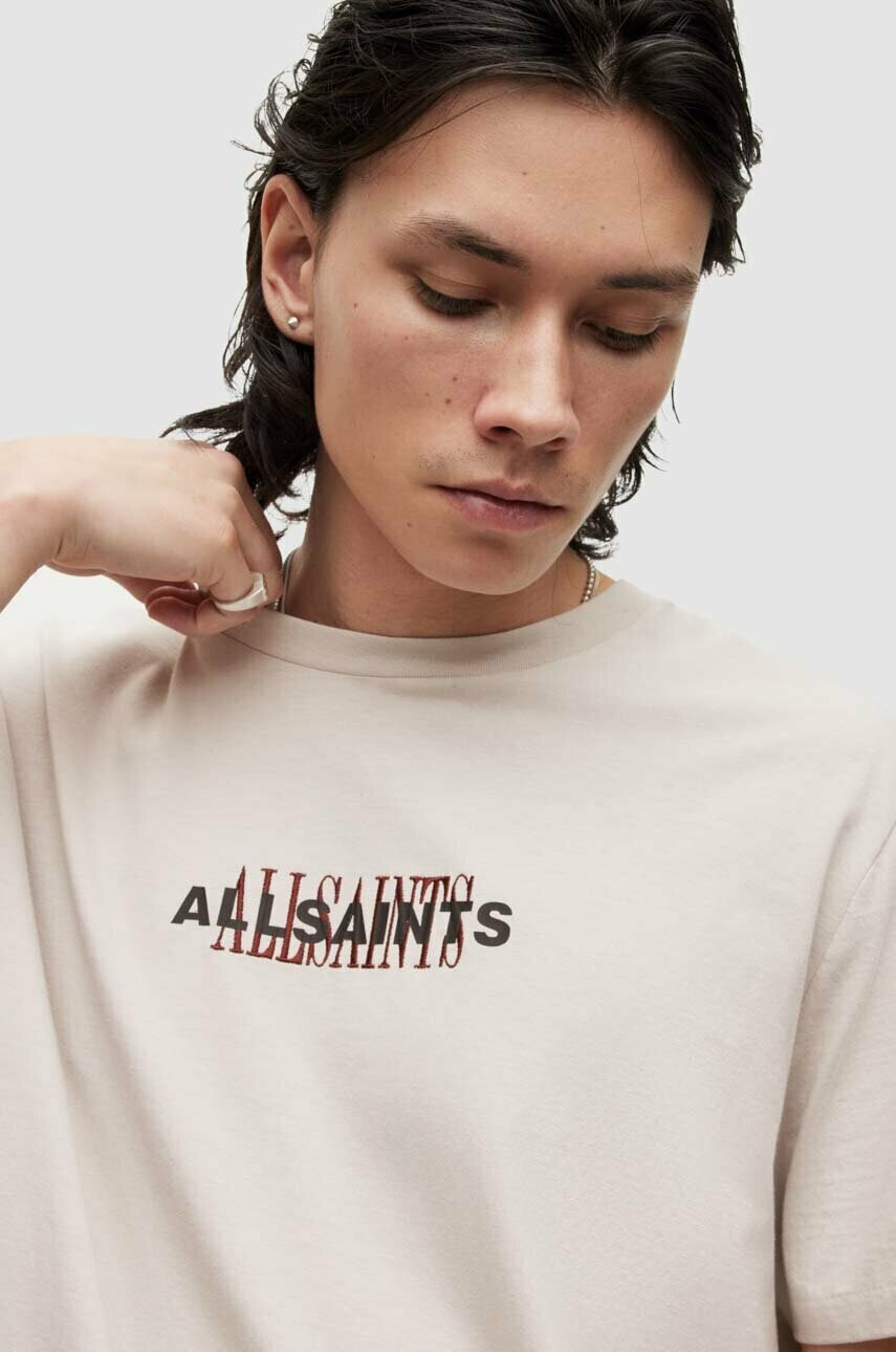AllSaints Памучна тениска - Pepit.bg
