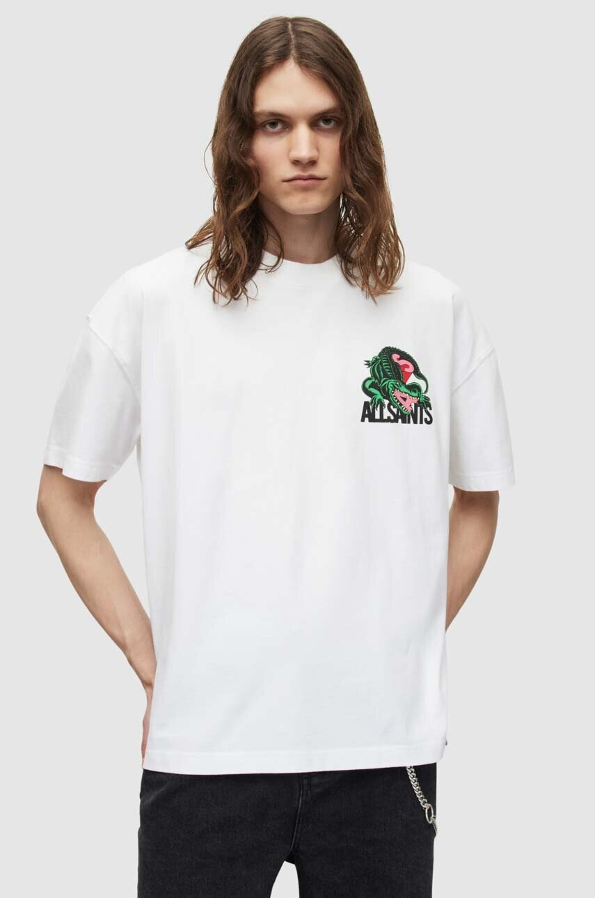 AllSaints Памучна тениска - Pepit.bg