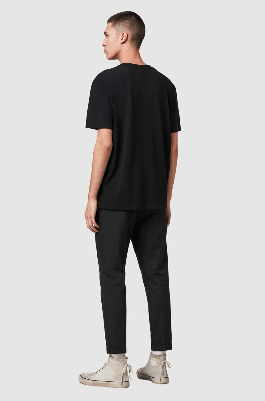AllSaints Панталони мъжки в сиво с кройка тип карго - Pepit.bg