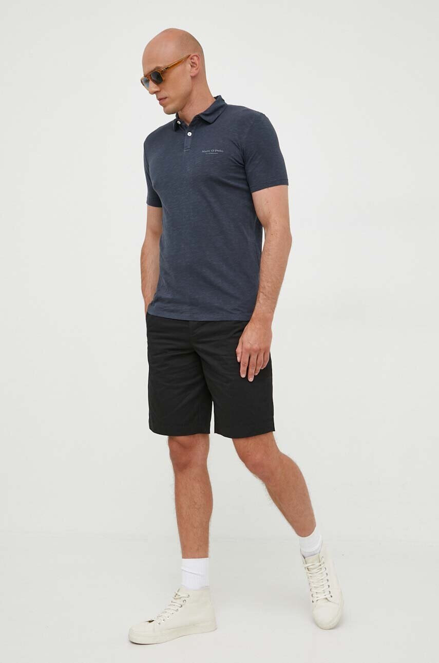 AllSaints Плувни шорти в черно с изчистен дизайн - Pepit.bg