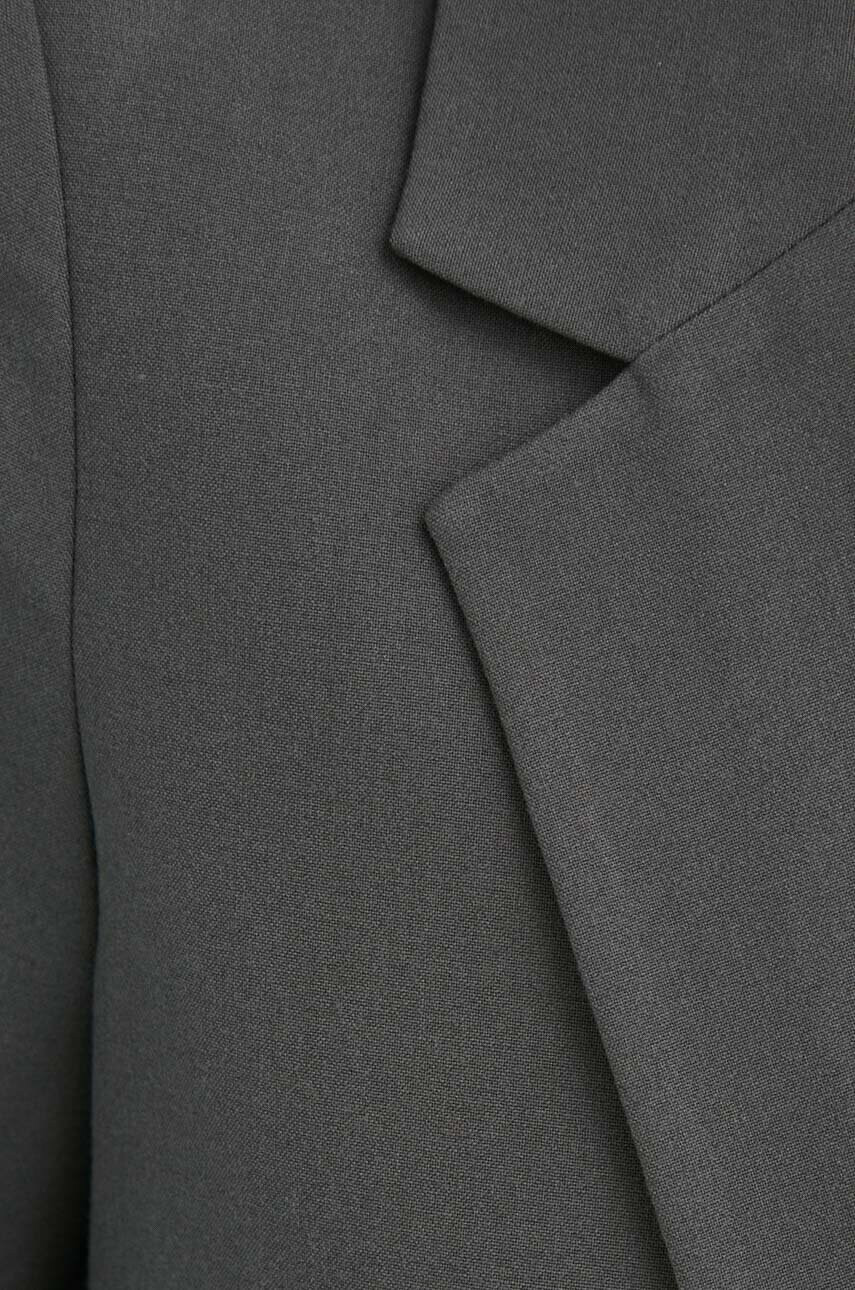 AllSaints Сако в черно без закопчаване с изчистен дизайн - Pepit.bg