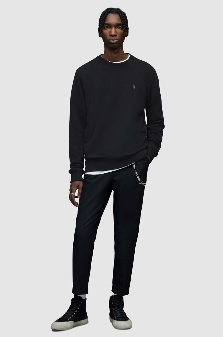 AllSaints Суичър Raven Crew - Pepit.bg