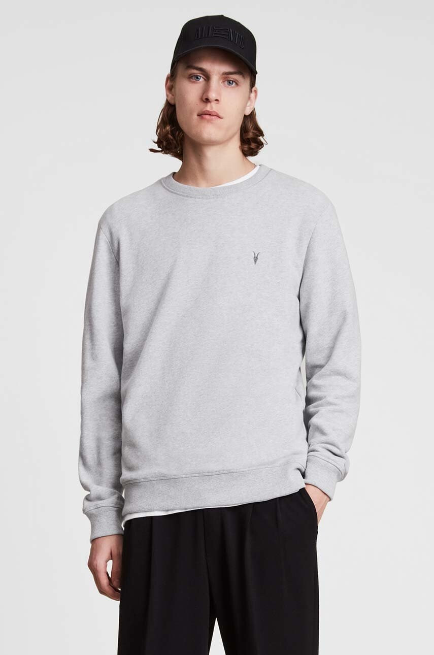 AllSaints Суичър Raven Crew - Pepit.bg